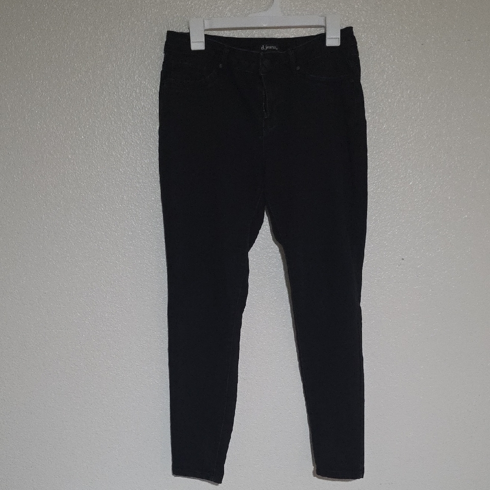 d. jeans Women's Classic Black Skinny Jeans